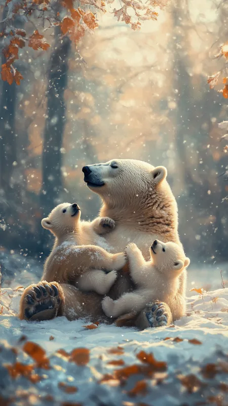 Cute Bear HD Wallpaper