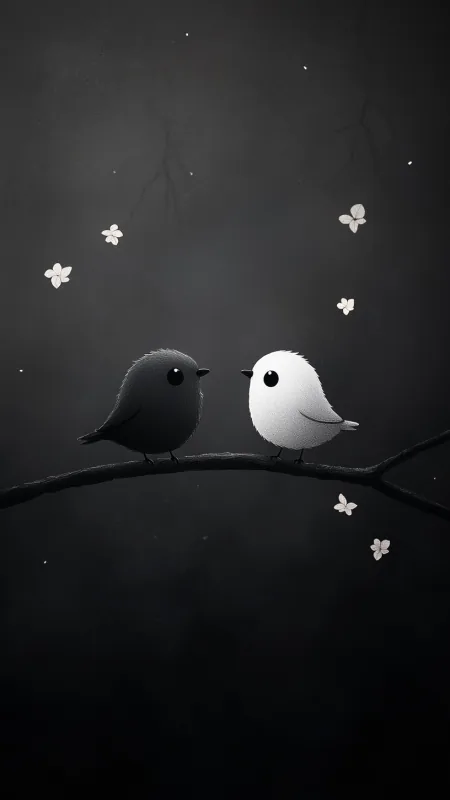 Cute Birds HD Wallpaper