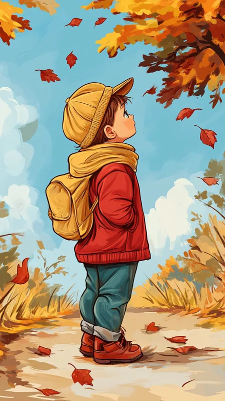 Cute Boy Painting HD Wallpaper