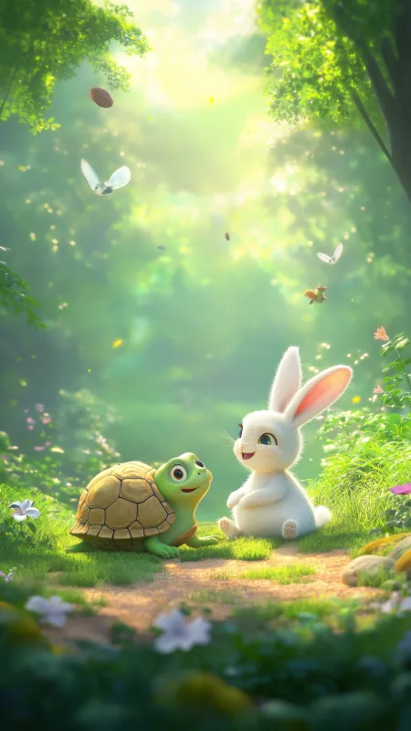 Cute Bunny HD Wallpaper