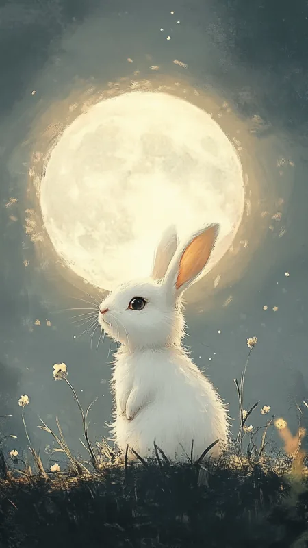 Cute Bunny Phone Wallpaper