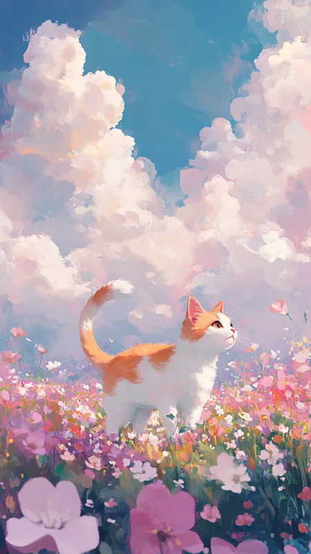 Cute Cat Phone Wallpaper