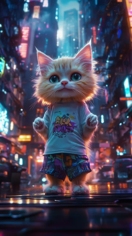 Cute Cat HD Wallpaper