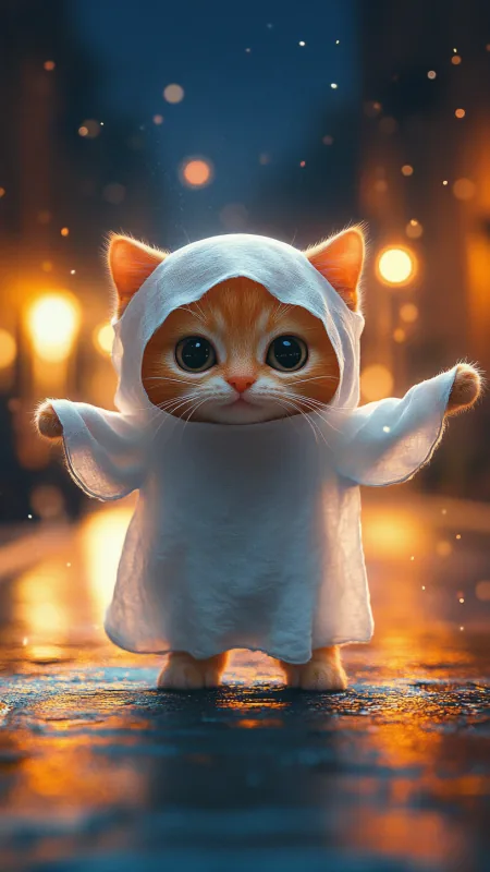 Cute Cat HD Wallpaper