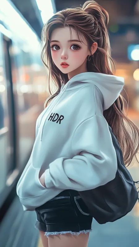 Cute Girl Phone Wallpaper