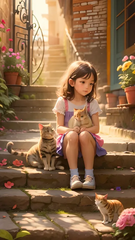 Cute Girl Phone Wallpaper