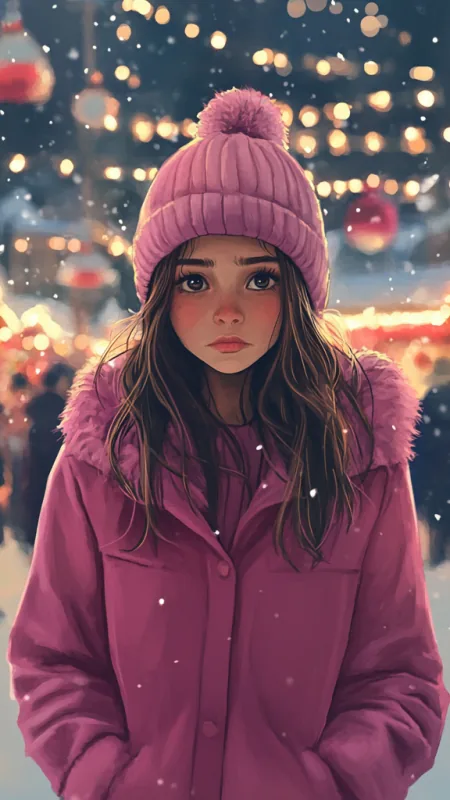Cute Girl Phone Wallpaper