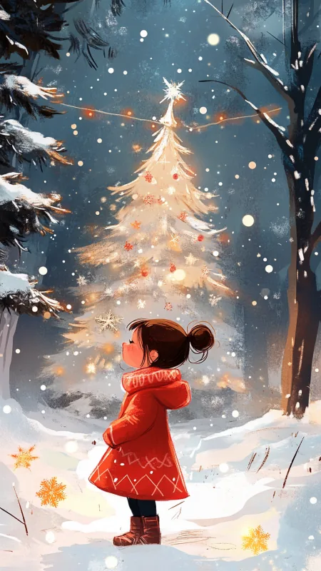 Cute Girl Winter Wallpaper