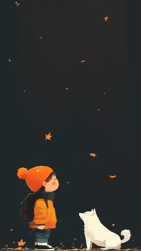Cute Little Boy Phone Wallpaper