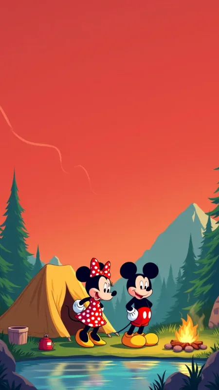 Cute Mickey Mouse Phone Wallpaper
