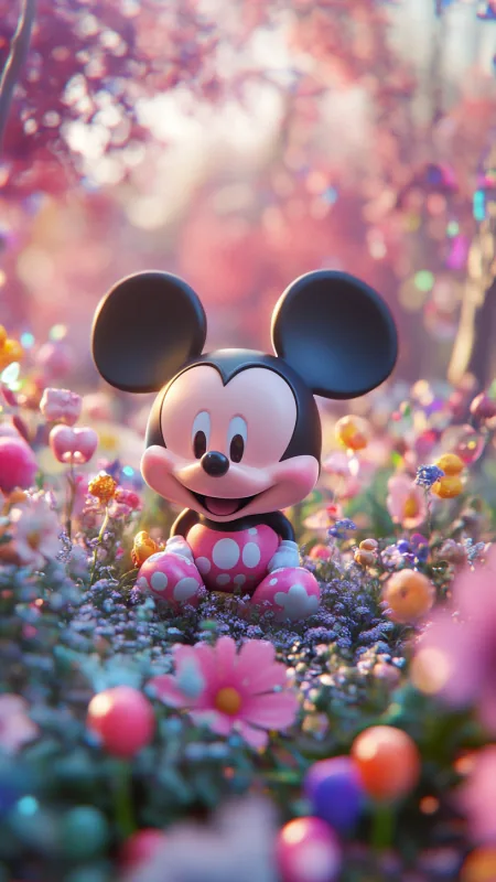 Cute Minnie Mouse Cartoon HD Wallpaper