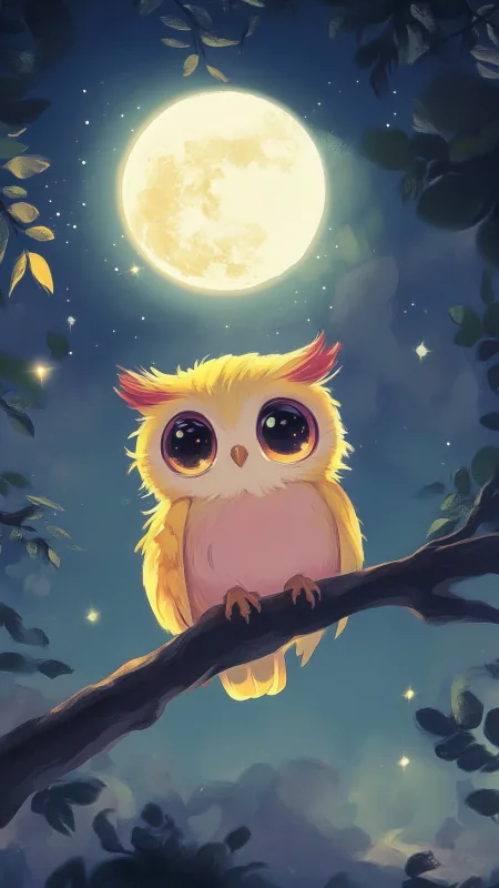 Cute Owls HD Wallpaper