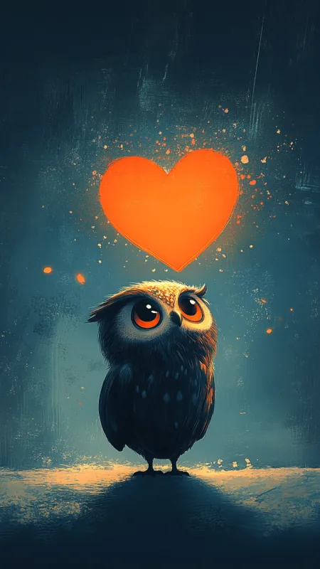 Cute Owls HD Wallpaper