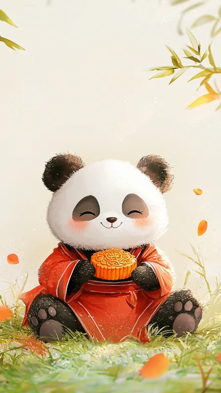 Cute Panda Phone Wallpaper