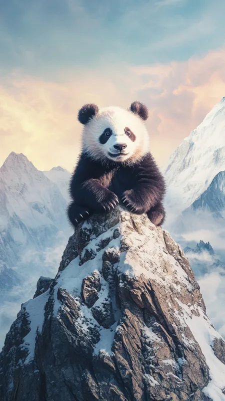 Cute Panda Phone Wallpaper