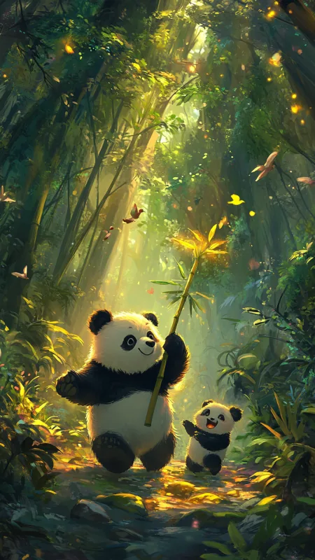 Cute Panda Wallpaper