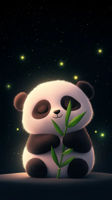 Cute Panda Phone Wallpaper