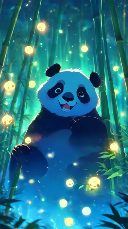 Cute Panda HD Wallpaper