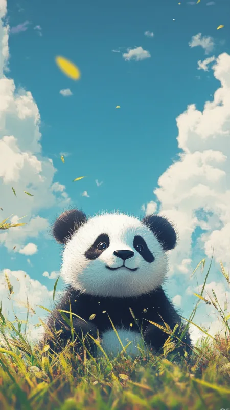 Cute Panda Phone Wallpaper