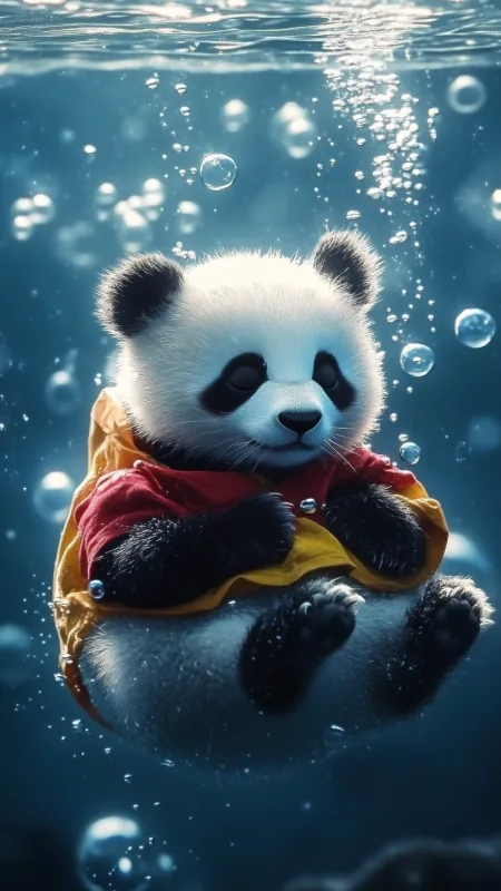 Cute Panda Phone Wallpaper
