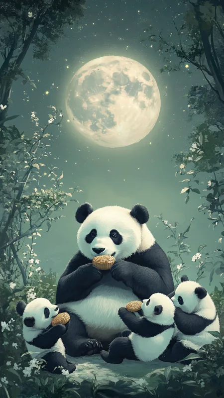Cute Panda HD Wallpaper