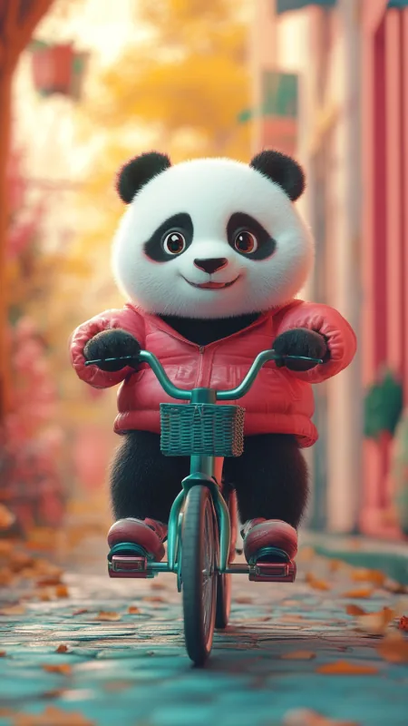 Cute Panda HD Wallpaper