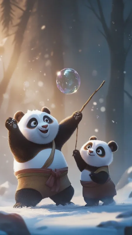 Cute Panda HD Wallpaper