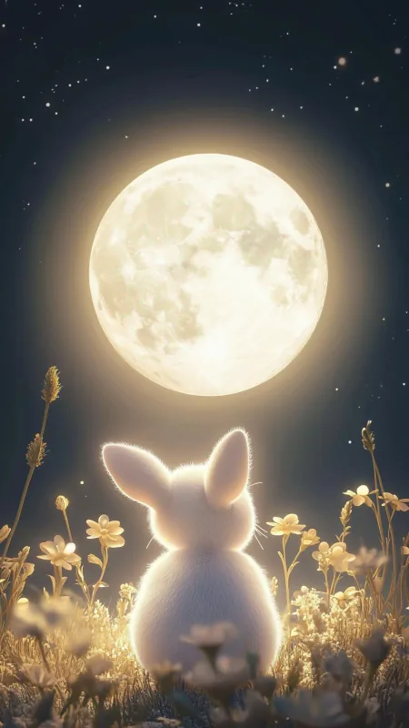 Cute Rabbit HD Wallpaper