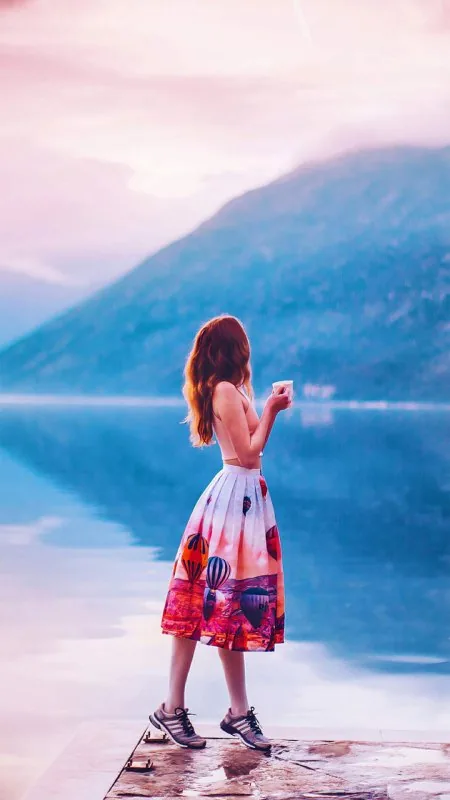 Redhead By Pastel Lake Cute Wallpaper