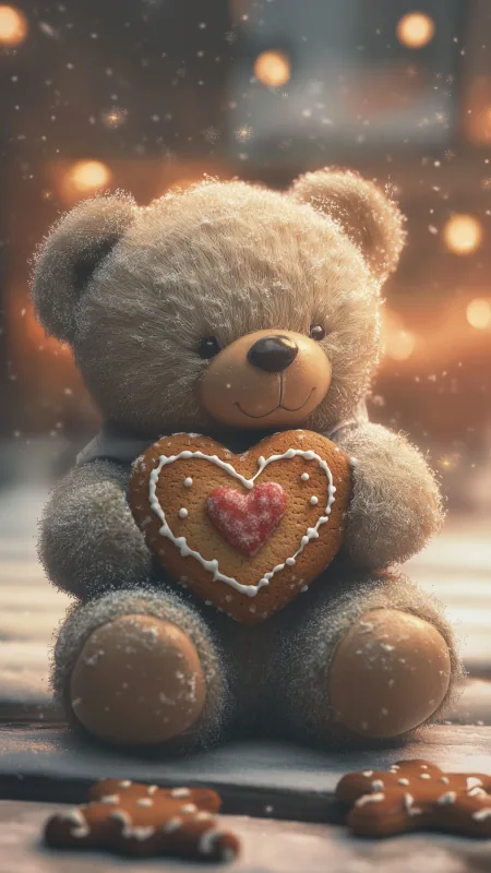 Cute Teddy Phone Wallpaper