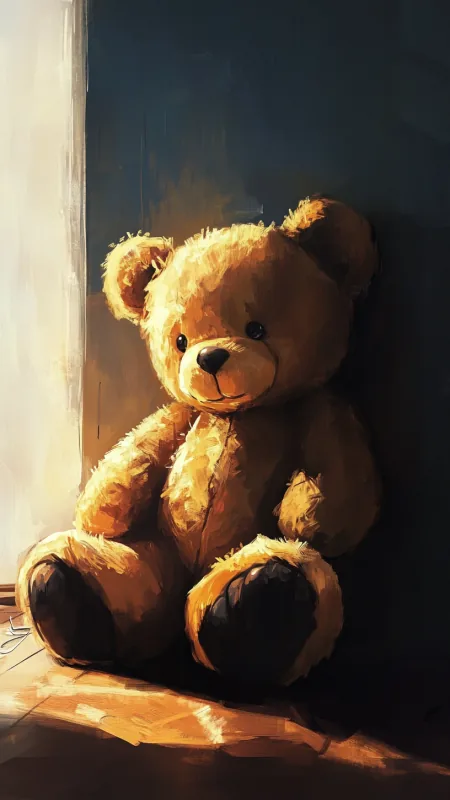 Cute Teddy Bear Wallpaper