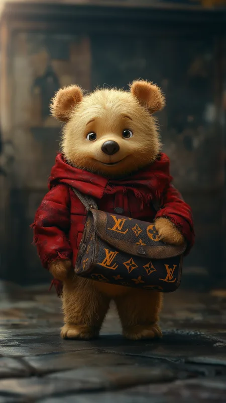 Cute Winnie The Pooh Tender HD Wallpaper