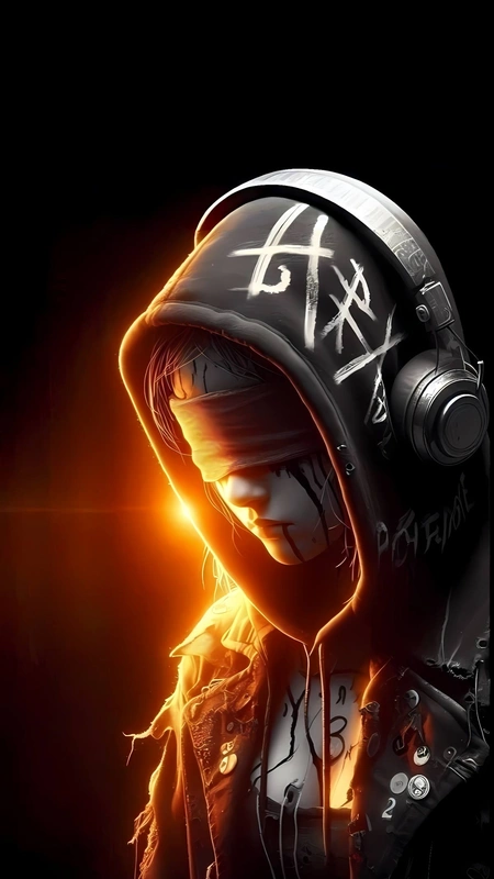 Cyber Hood Boy Wallpaper