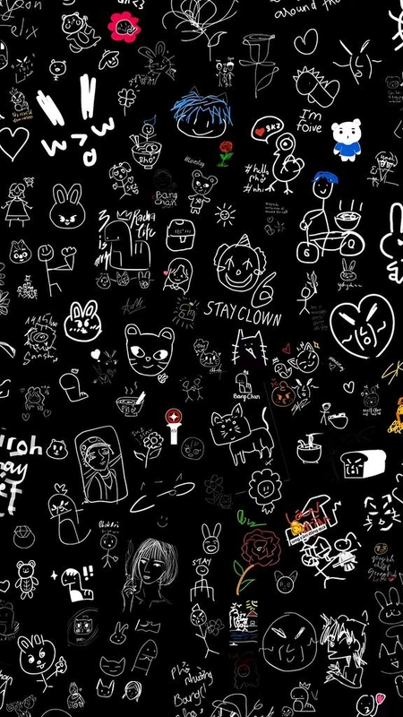 Doodle Collage Wallpaper