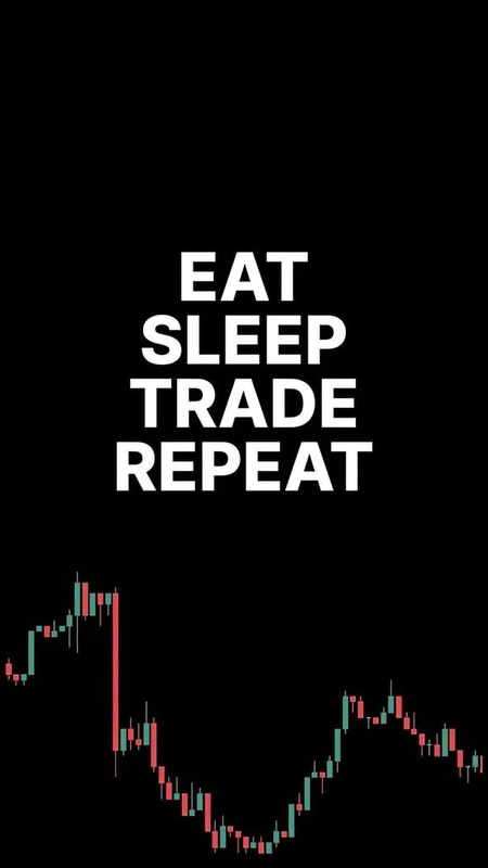 Eat Sleep Trade Repeat Wallpaper