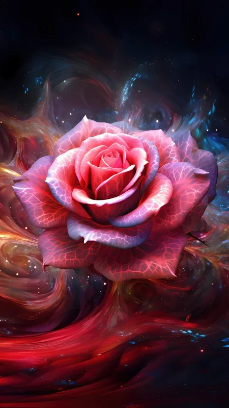 Flowers Ai Art Wallpaper
