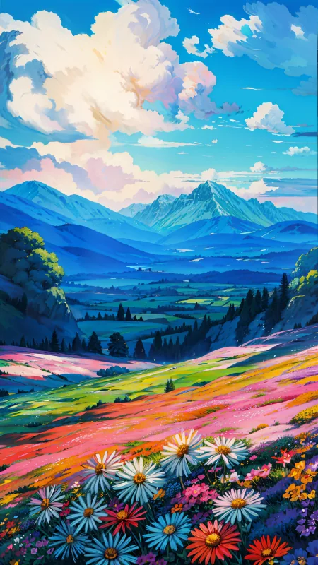 Beautiful Flowers Phone Wallpaper