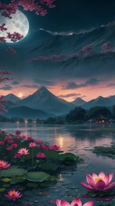 Beautiful Lotus Flower HD Wallpaper