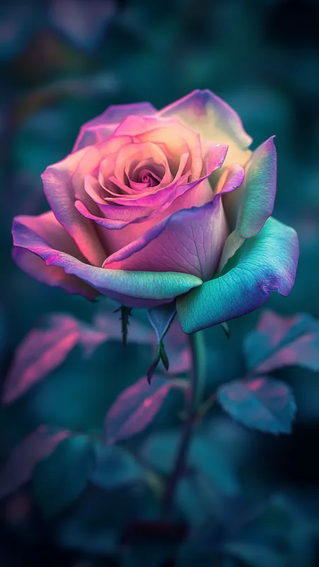 Flowers Blooming Rose Wallpaper