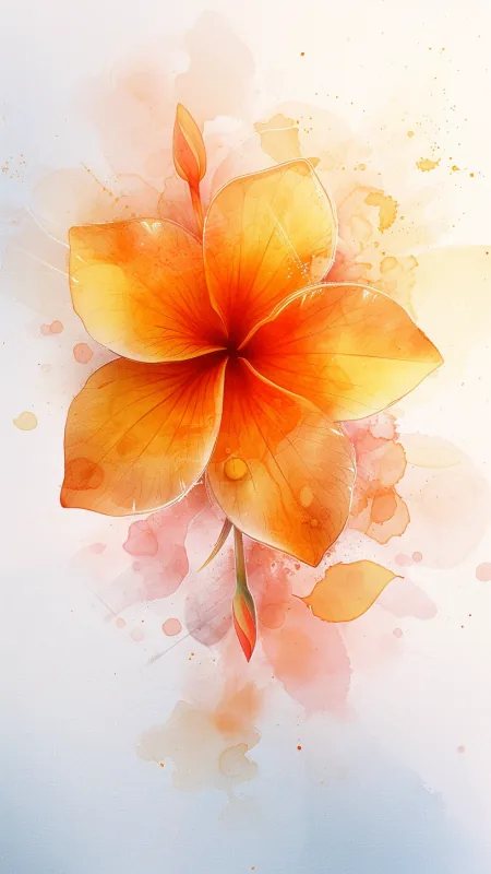 Cinniko Jasmine Flower Minimalist Wallpaper