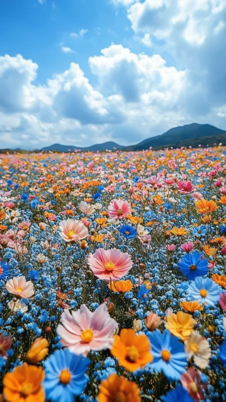 Colorful Flowers HD Wallpaper