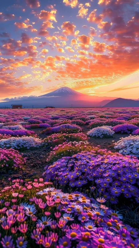 Colorful Flowers Phone Wallpaper