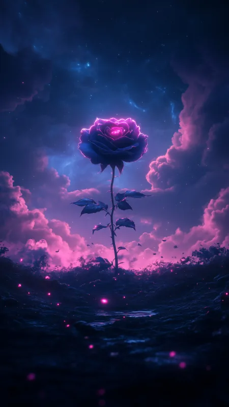 Cosmic Rose Is So Beautiful HD Flowers Wallpaper