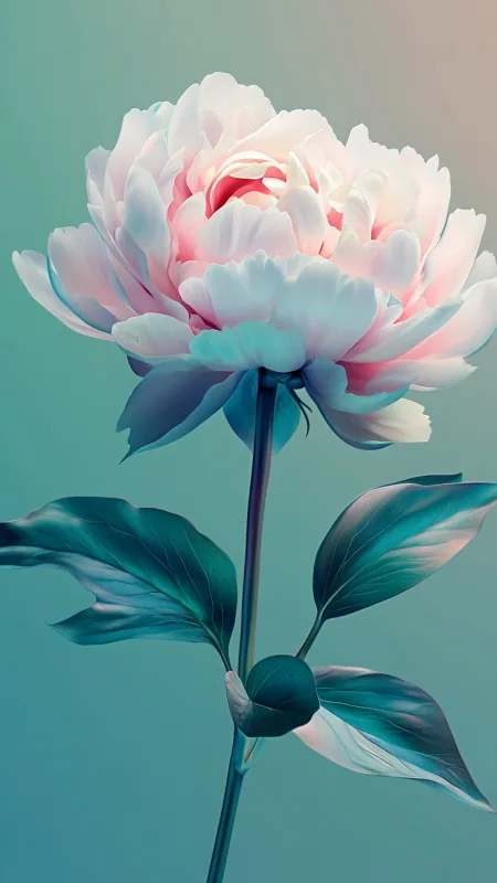 Green Place Peony Rose HD Flowers Wallpaper