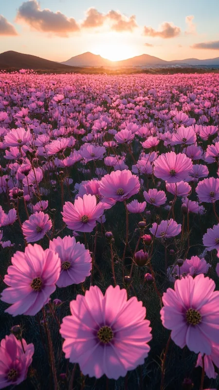 Pink Flowers HD Wallpaper