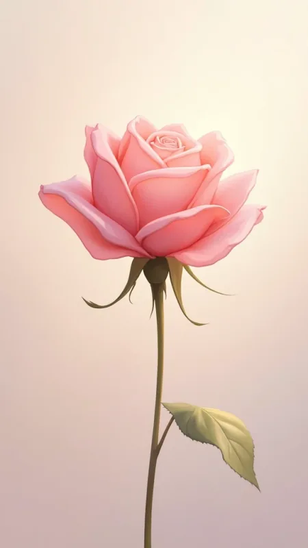 Pink Rose HD Flowers Wallpaper