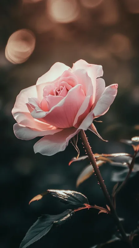 Pink Rose Flowers Wallpaper