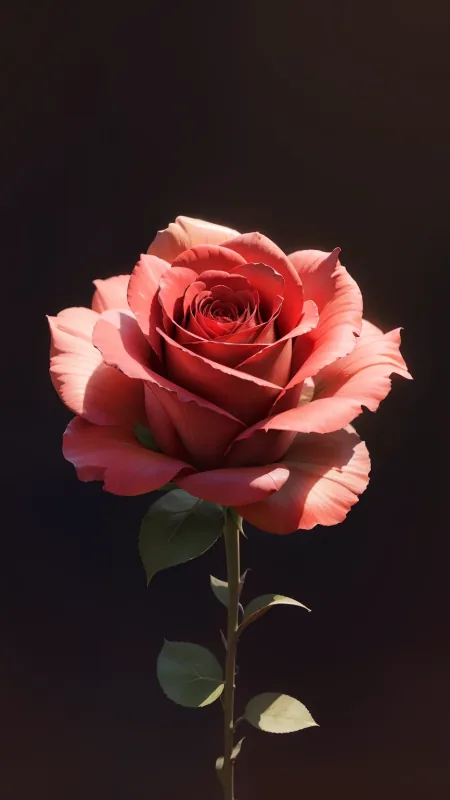 Pink Rose HD Flowers Wallpaper