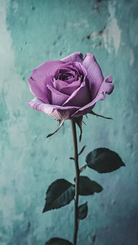Purple Rose HD Flowers Wallpaper