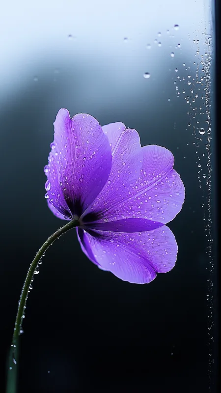 Purple Tulips Flower HD Wallpaper